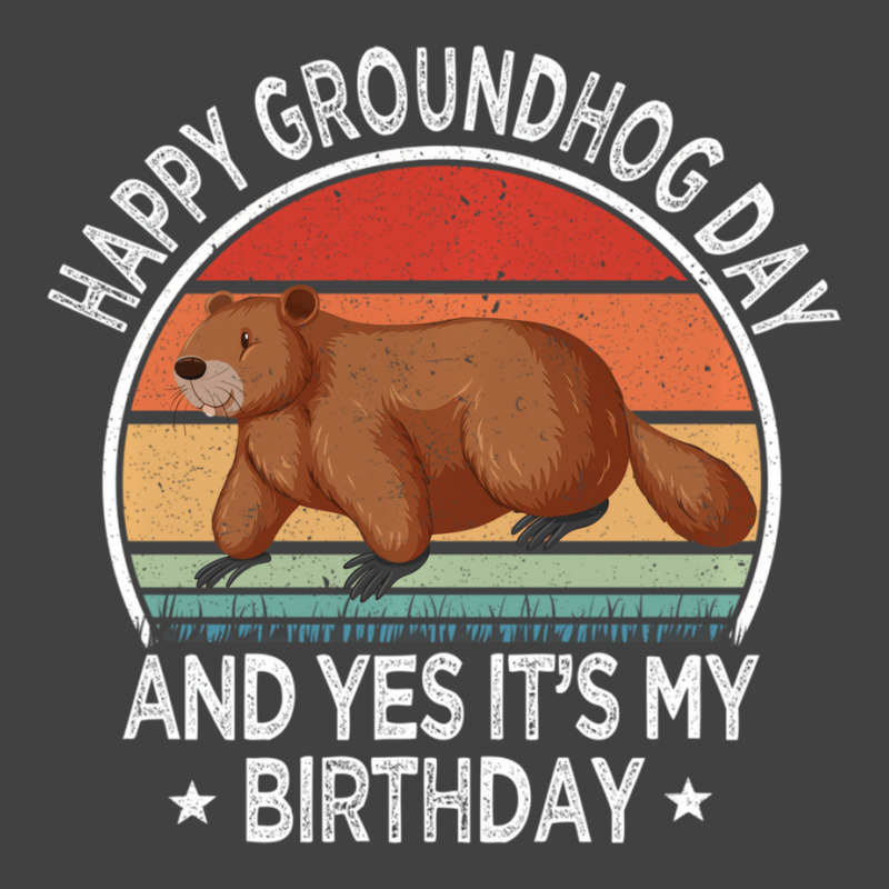 Happy Groundhog Day 2023 Birthday Funny Groundhog Vintage T-shirt | Artistshot