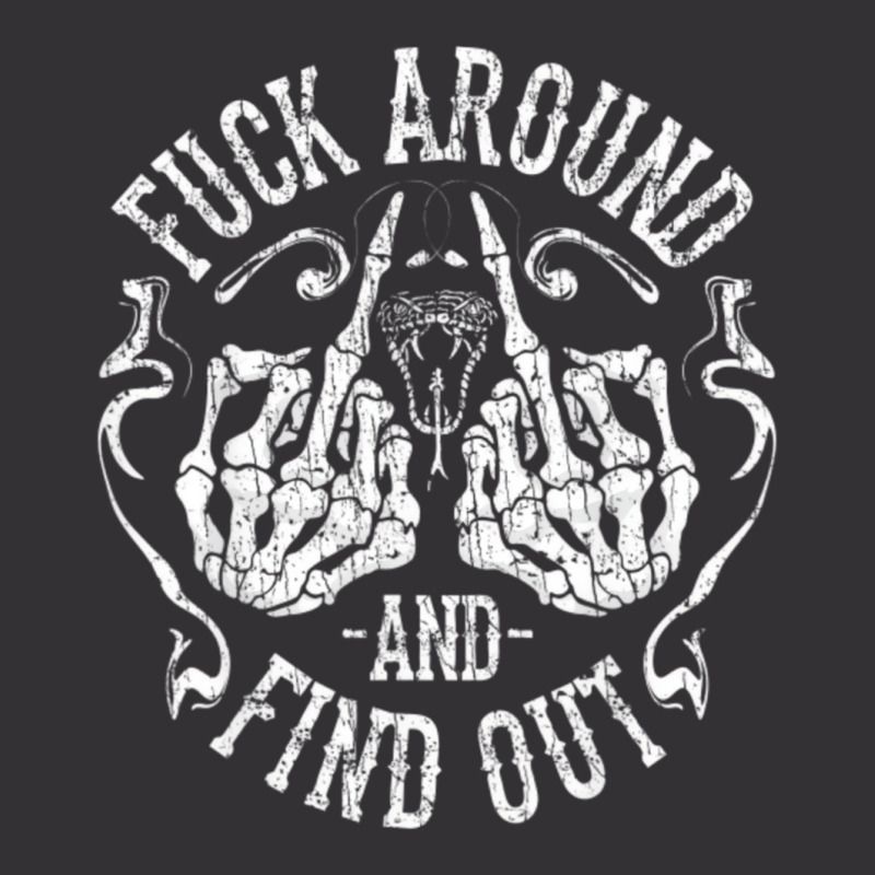 Fuck Around And Find Out Pullover Hoodie Vintage Hoodie by cottman | Artistshot