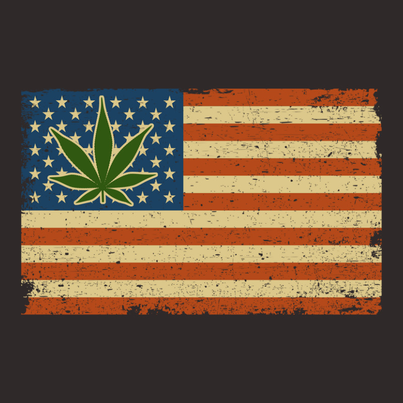 Marijuana Flag Hemp Chill Vibes Stoned High Weed T Racerback Tank By ...