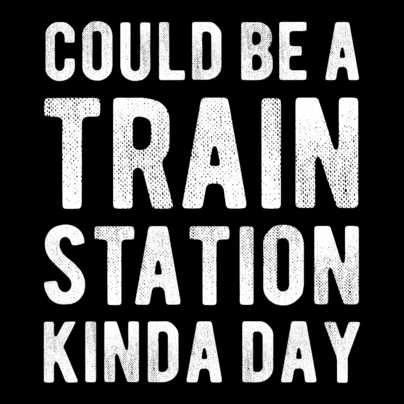 Could Be A Train Station Kinda Day Sarcastic Sayin Cropped Sweater by grinvalsky | Artistshot