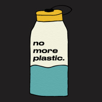 No More Plastic Green T-shirt | Artistshot