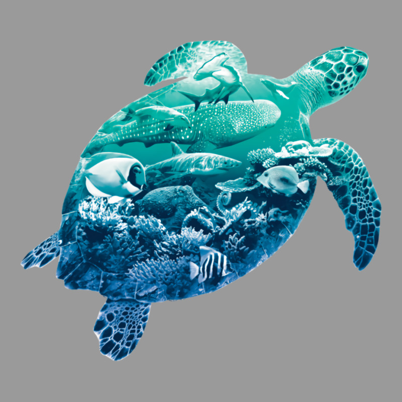 Ocean Life Turtle Earth Day Environmentalist Natur Graphic T-shirt | Artistshot