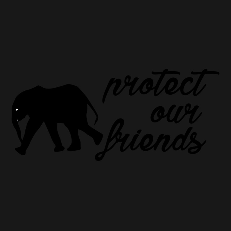 Protect Our Friends Elephant Funny Flannel Shirt | Artistshot