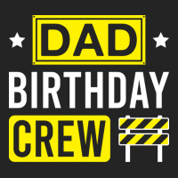 Dad Birthday Crew Funny Construction Matching Birt 3/4 Sleeve Shirt | Artistshot