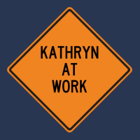 Kathryn At Work Funny Warning Sign Blue Men Denim Jacket | Artistshot