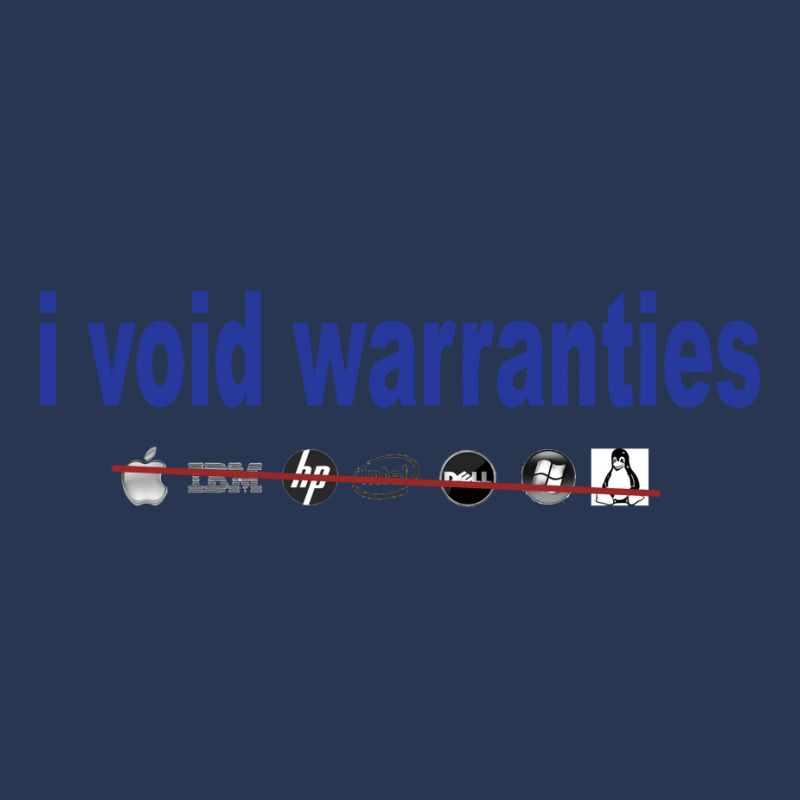 Computer Repairs I Void Warranties Ladies Denim Jacket by eehabnkamta8 | Artistshot