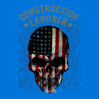 Construction Laborer Watercolor Skull In American Graphic T-shirt | Artistshot