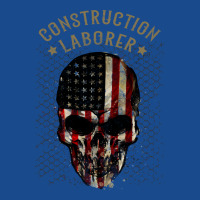 Construction Laborer Watercolor Skull In American Tank Top | Artistshot