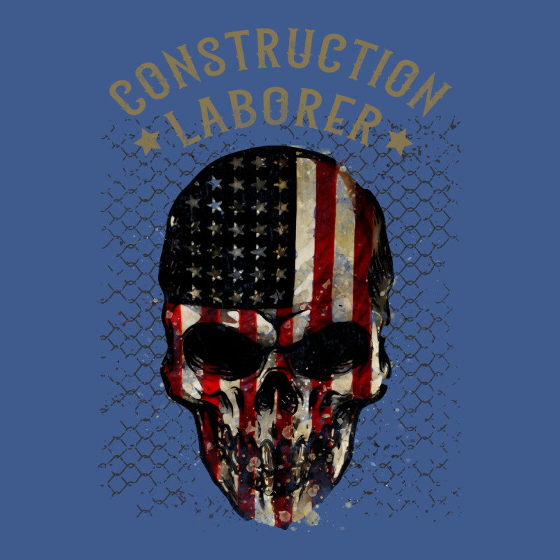 Construction Laborer Watercolor Skull In American Champion Hoodie by qiyamtorlesp | Artistshot