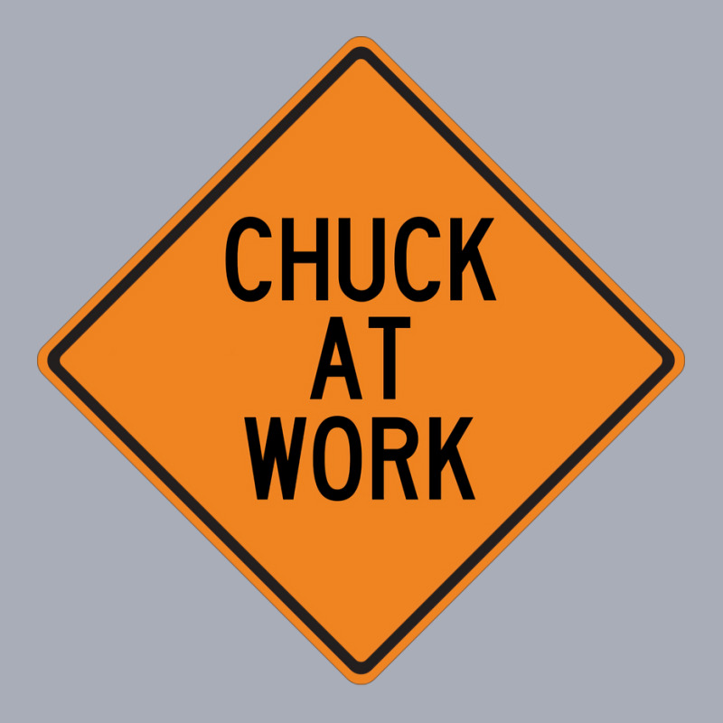 Chuck At Work Funny Warning Sign Girl Tank Dress by elfigomwenyez | Artistshot