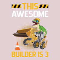 Construction Design For A 3 Year Old Birthday Boy Ladies Fitted T-shirt | Artistshot