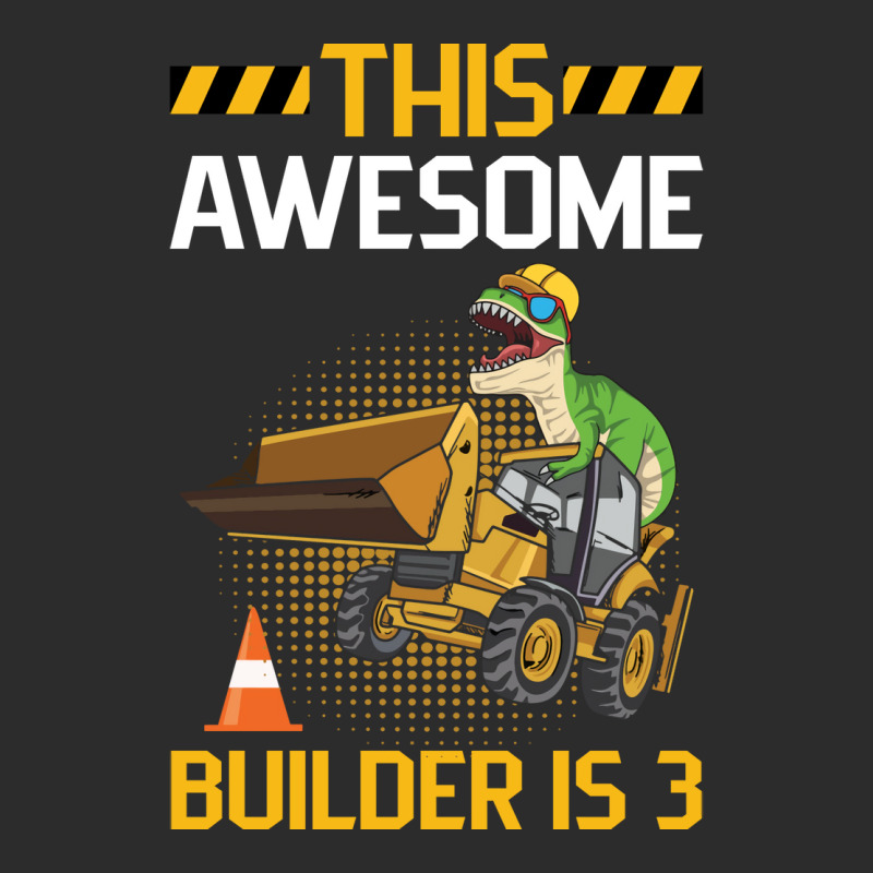 Construction Design For A 3 Year Old Birthday Boy Exclusive T-shirt | Artistshot