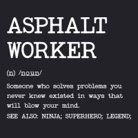 Asphalt Worker Definition Design Unisex Sherpa-lined Denim Jacket | Artistshot