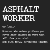 Asphalt Worker Definition Design 3/4 Sleeve Shirt | Artistshot