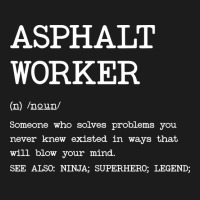 Asphalt Worker Definition Design Hoodie & Jogger Set | Artistshot