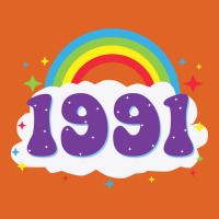 Rainbow 1991 Birthday  70s Unisex Hoodie | Artistshot