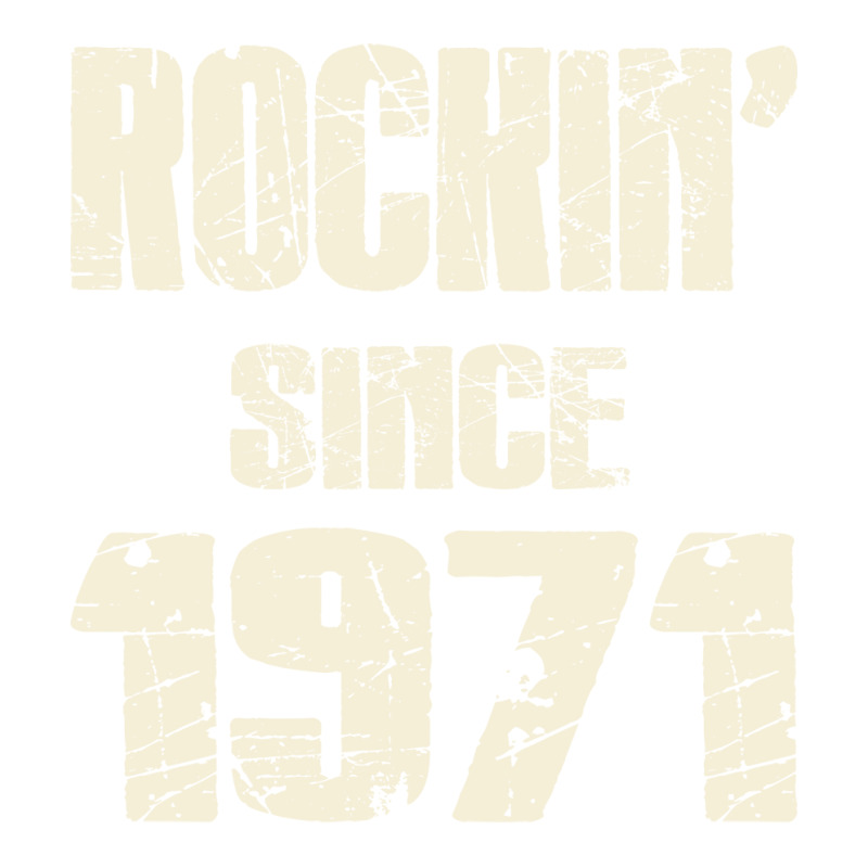 Rockin Since 1971 Trending Unisex Hoodie | Artistshot