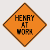 Henry At Work Funny Warning Sign 80s Pocket T-shirt | Artistshot