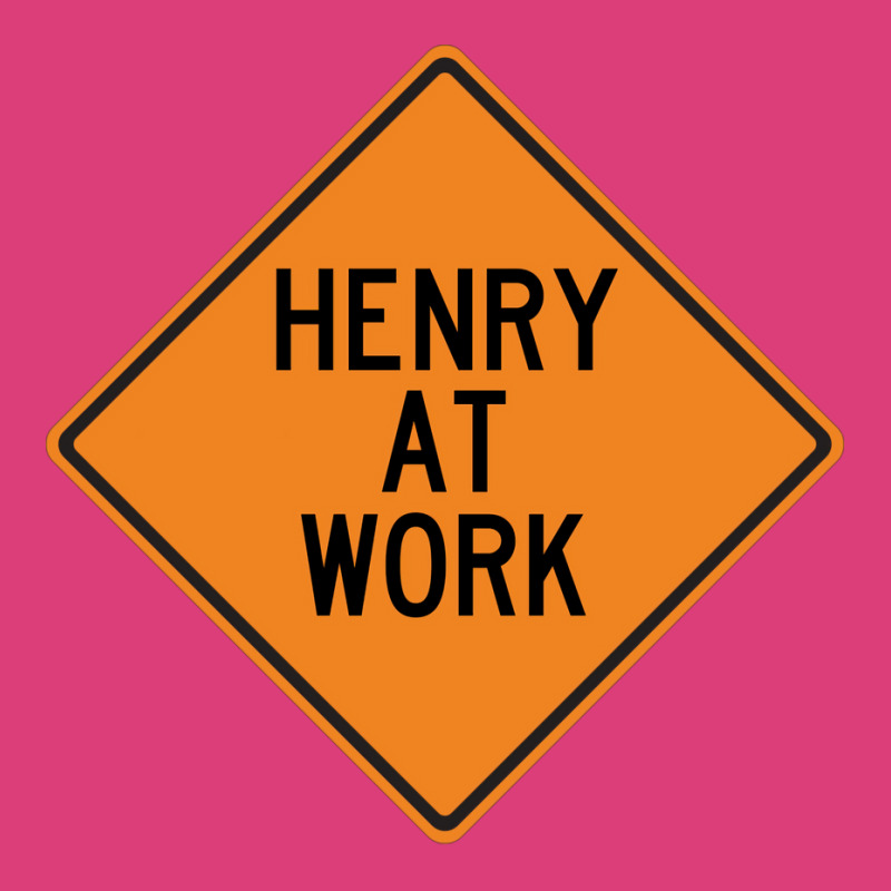 Henry At Work Funny Warning Sign 80s Unisex Hoodie | Artistshot