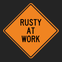 Rusty At Work Funny Warning Sign 80s 3/4 Sleeve Shirt | Artistshot