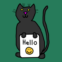 Cute Cat Says Hello Nature T-shirt | Artistshot