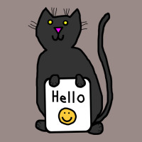 Cute Cat Says Hello Nature Vintage T-shirt | Artistshot