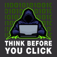 Think Before You Click Cybersecurity Awareness Coo Vintage Hoodie | Artistshot