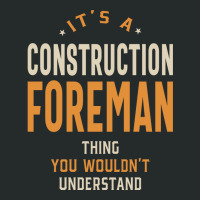 Construction Foreman Job Title Men Women Gift Aest Women's Triblend Scoop T-shirt | Artistshot