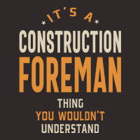 Construction Foreman Job Title Men Women Gift Aest Racerback Tank | Artistshot