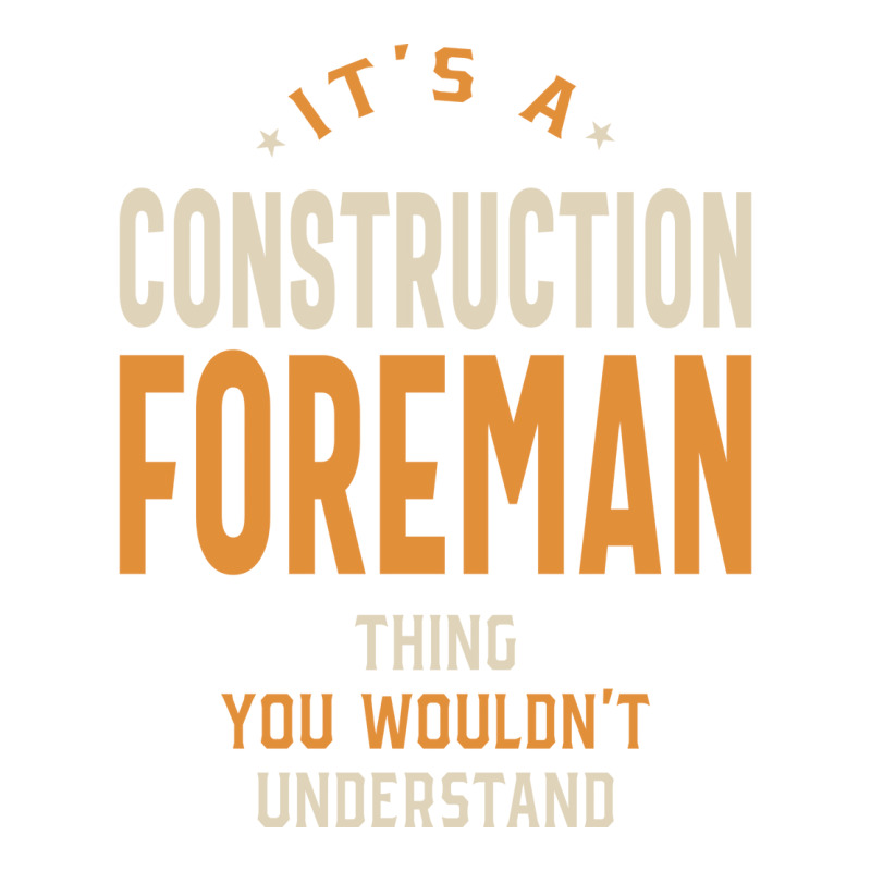 Construction Foreman Job Title Men Women Gift Aest Crop Top by kammelbindoo | Artistshot