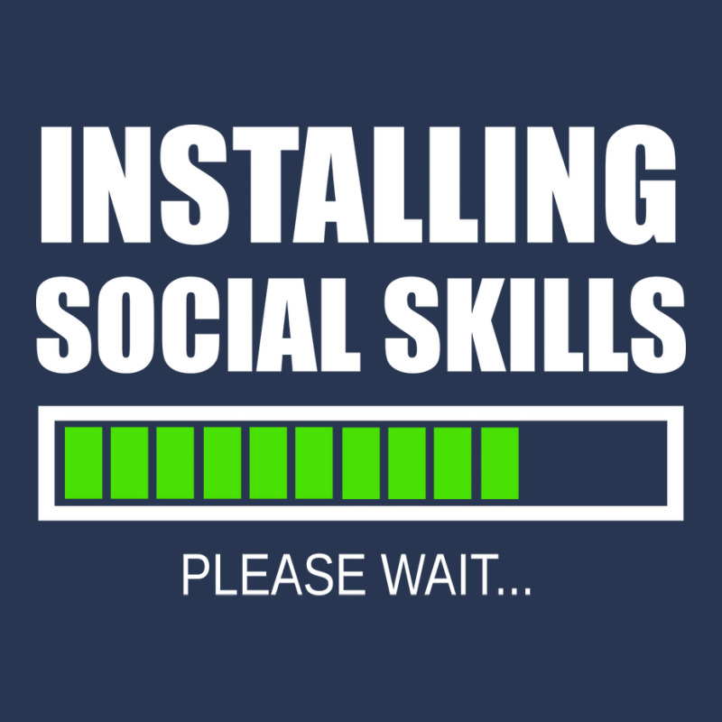 Installing Social Skills Please Wait Hipster Men Denim Jacket by noonxrsbj4 | Artistshot