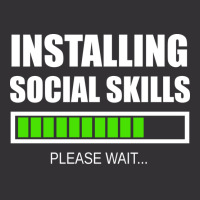 Installing Social Skills Please Wait Hipster Vintage Short | Artistshot