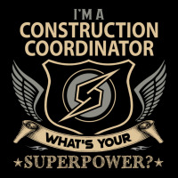 Construction Coordinator T  Superpower Gift Item T Lightweight Hoodie | Artistshot