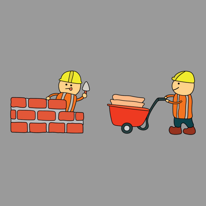 Kids Drawing Vector Illustration Of Construction W Metal Print Square | Artistshot