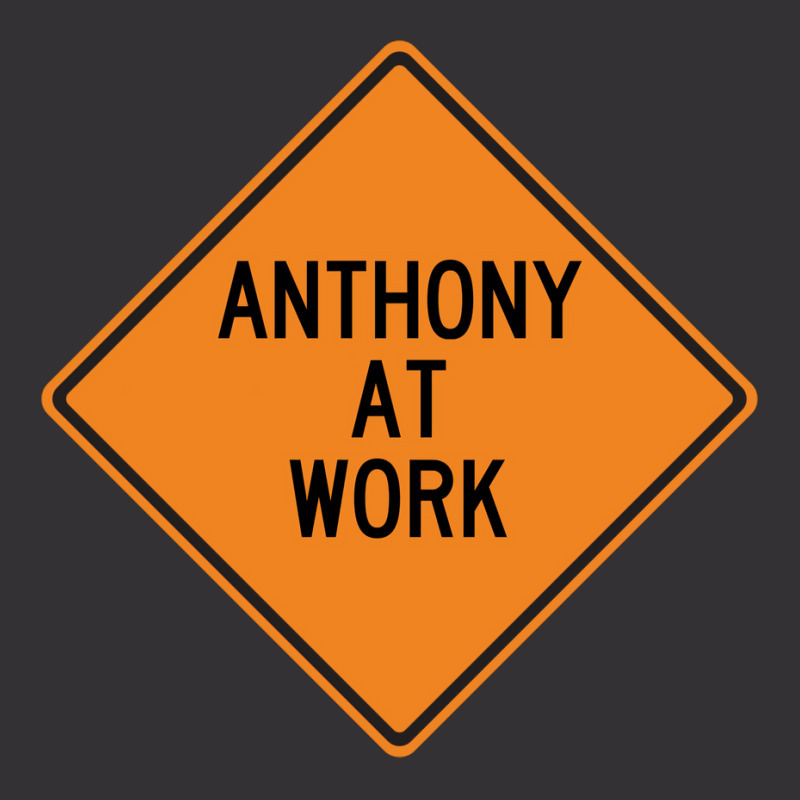 Anthony At Work Funny Warning Sign Cool Vintage Hoodie And Short Set | Artistshot