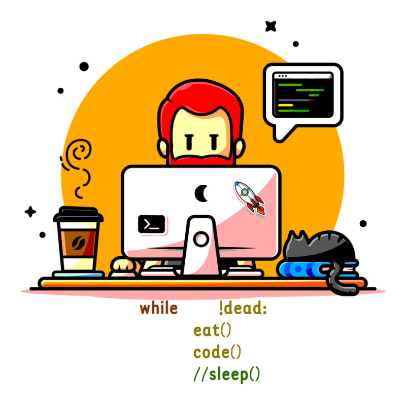 While Not Programmer Eat Code Sleep Quote V-neck Tee | Artistshot