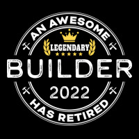 An Awesome Builder Has Retired Funny Retirement Gr V-neck Tee | Artistshot