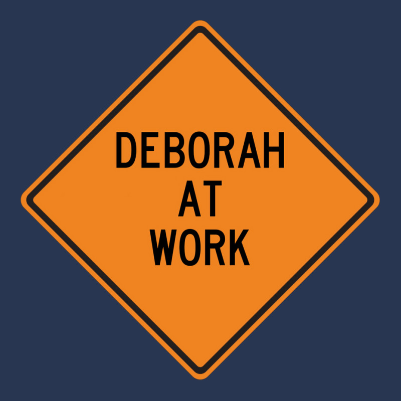 Deborah At Work Funny Warning Sign Hipster Men Denim Jacket | Artistshot