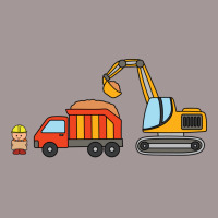 Kids Drawing Construction Set Dump Truck With Exca Vintage Short | Artistshot