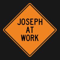 Joseph At Work Funny Warning Sign Yellow Flannel Shirt | Artistshot