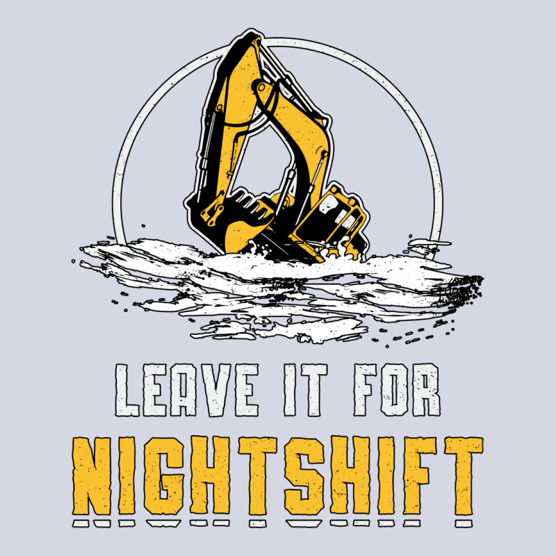 Excavator Leave It For Nightshift Heavy Equipment Fleece Short | Artistshot