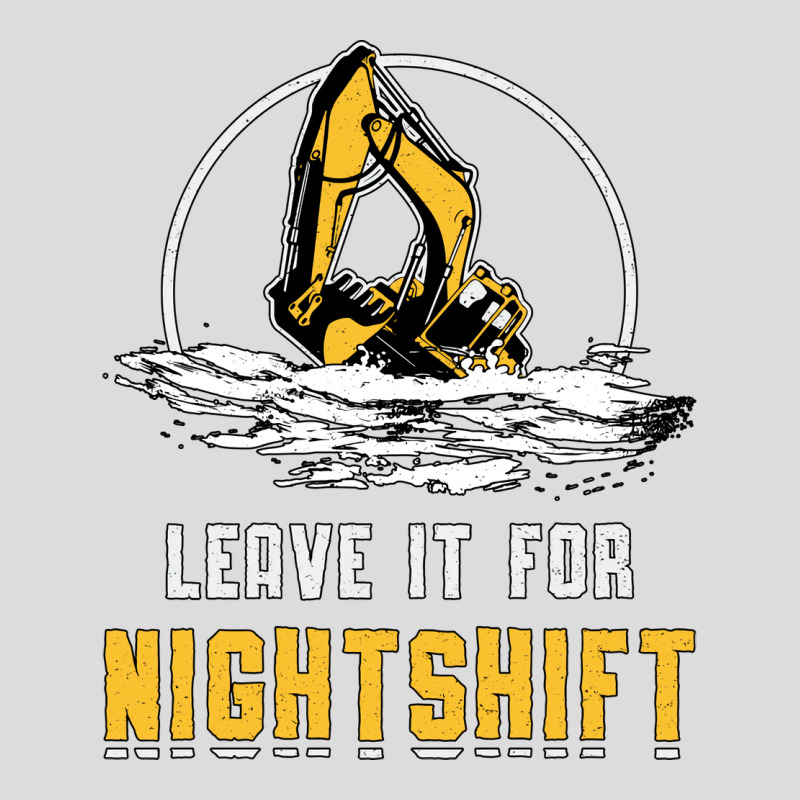 Excavator Leave It For Nightshift Heavy Equipment Men's Polo Shirt | Artistshot