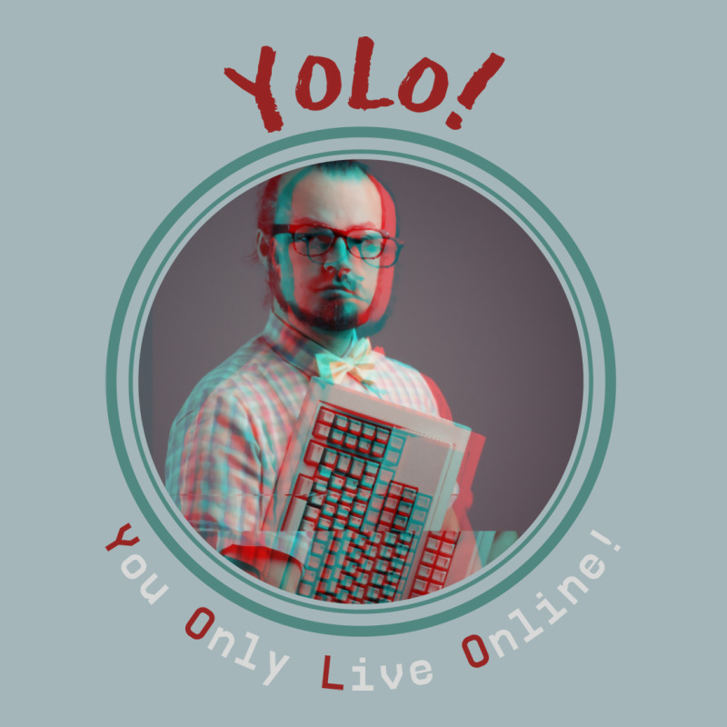 Yolo You Only Live Online Unisex Sherpa-Lined Denim Jacket by shudoterika0 | Artistshot