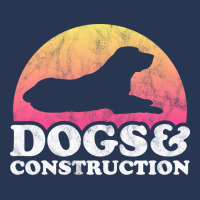 Dogs And Construction Gift Retro Ladies Denim Jacket | Artistshot