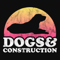 Dogs And Construction Gift Retro Crop Top | Artistshot