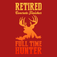 Retired Concrete Finisher Full Time Hunter Trendin Adjustable Cap | Artistshot