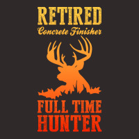 Retired Concrete Finisher Full Time Hunter Trendin Racerback Tank | Artistshot