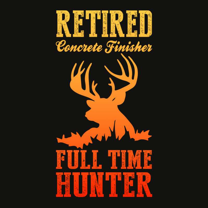 Retired Concrete Finisher Full Time Hunter Trendin Scorecard Crop Tee by bocyajsaloac | Artistshot