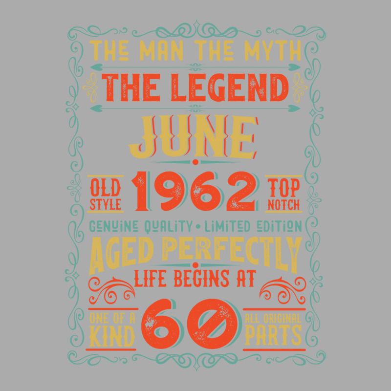 The Man The Myth The Legend 60 Birthday 1962 Blue T-Shirt by motlhbav | Artistshot