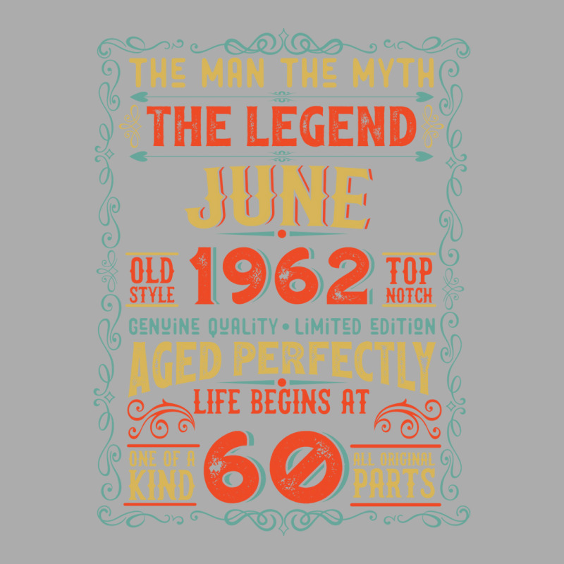 The Man The Myth The Legend 60 Birthday 1962 Blue Men's T-shirt Pajama Set by motlhbav | Artistshot